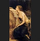Herbert Paintings - Lamia by Herbert James Draper
